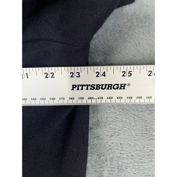 VTG Men's Black Petrocelli Alexandre Oxford London Wool Blazer Size 46R EXC - Picture 12 of 13